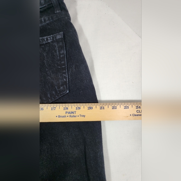VINTAGE GAP DENIM CLASSIC FIT WOMEN'S JEANS, SIZE 12 ANKLE, BLACK - Picture 12 of 14